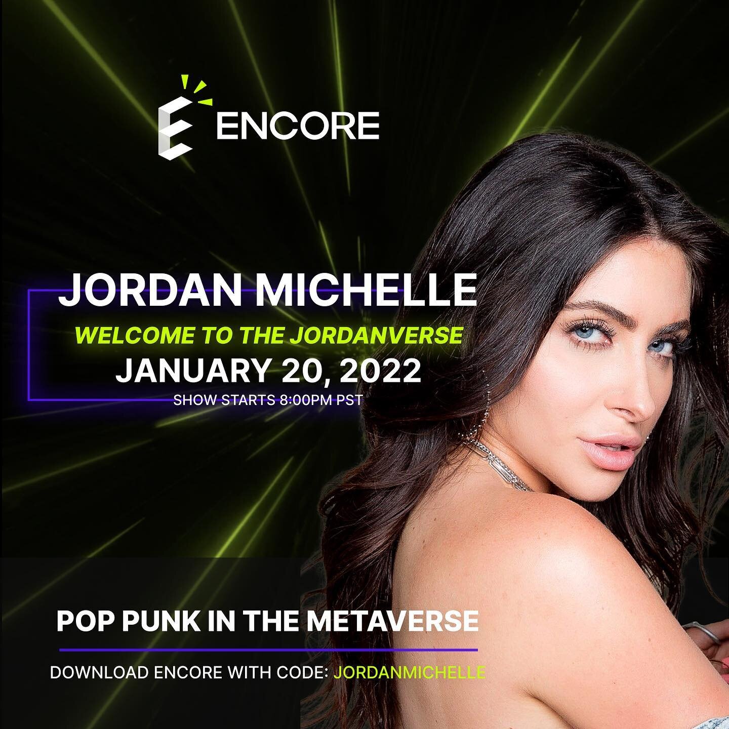 I&rsquo;m performing your favorite songs (and maybe some new ones 👀 ) in the JORDANVERSE on the new app by @kidcudi, @clapforencore TOMORROW 1/20 at 8:00PM PST!!!! Download the app (link in bio) and use my invite code to redeem $10 in free claps: JO