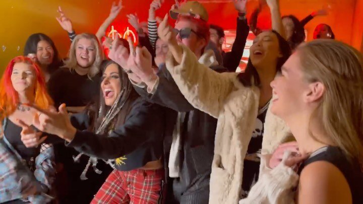 This bts clip is my fav thing ever. The crowd surfing moment was completely unplanned, the second two videos literally show when @carlockster floated the idea and @rick_wayne and I are like&rdquo;yeah ok let&rsquo;s see where it goes.&rdquo; Half of 